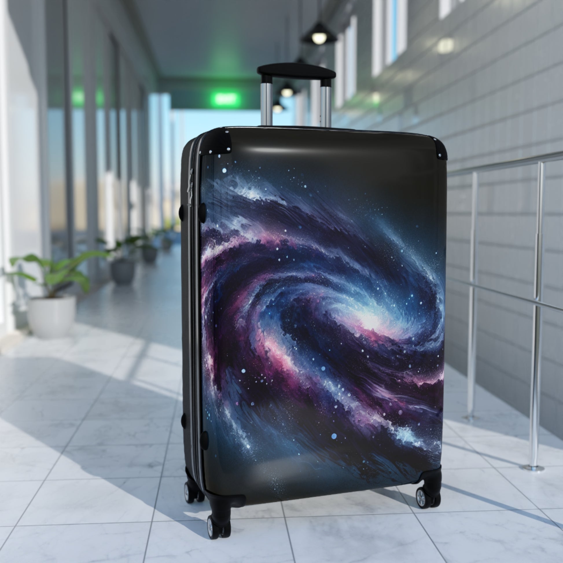 Cosmic Galaxy Suitcase - Stylish Travel Luggage for Adventurers