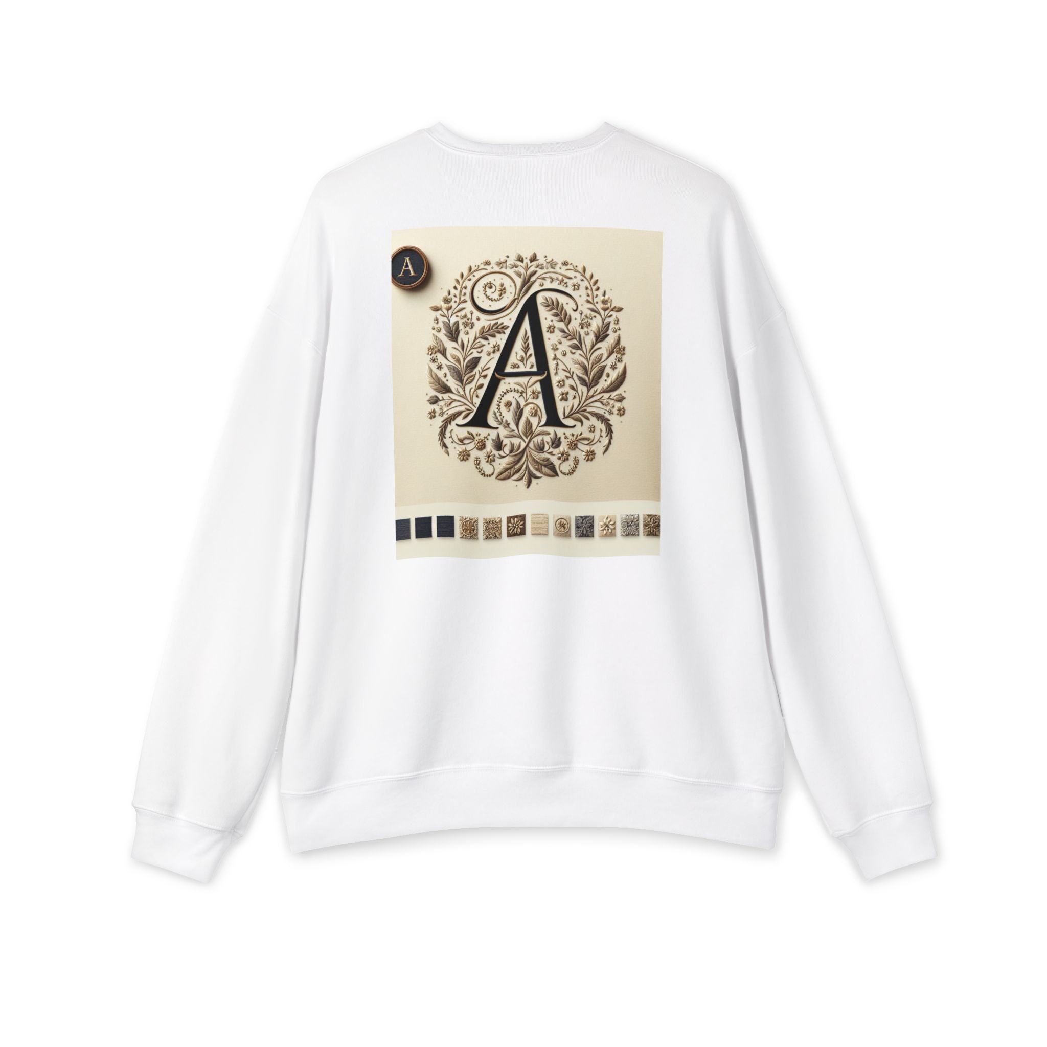 Personalized Monogram Unisex Drop Shoulder Sweatshirt
