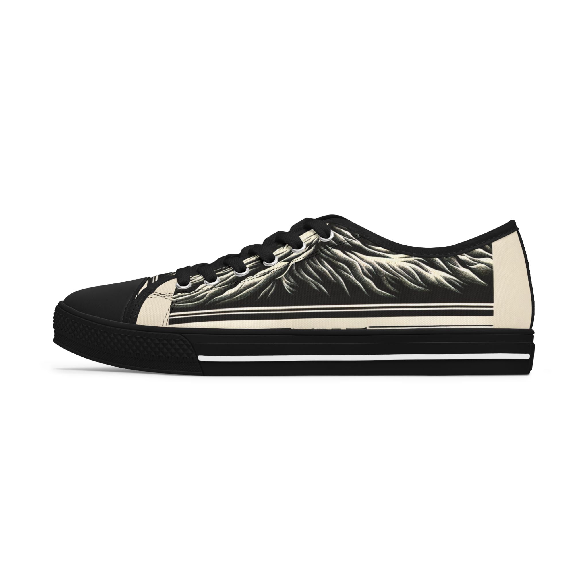 Artistic Low Top Sneakers for Women - Trendy & Comfortable Footwear