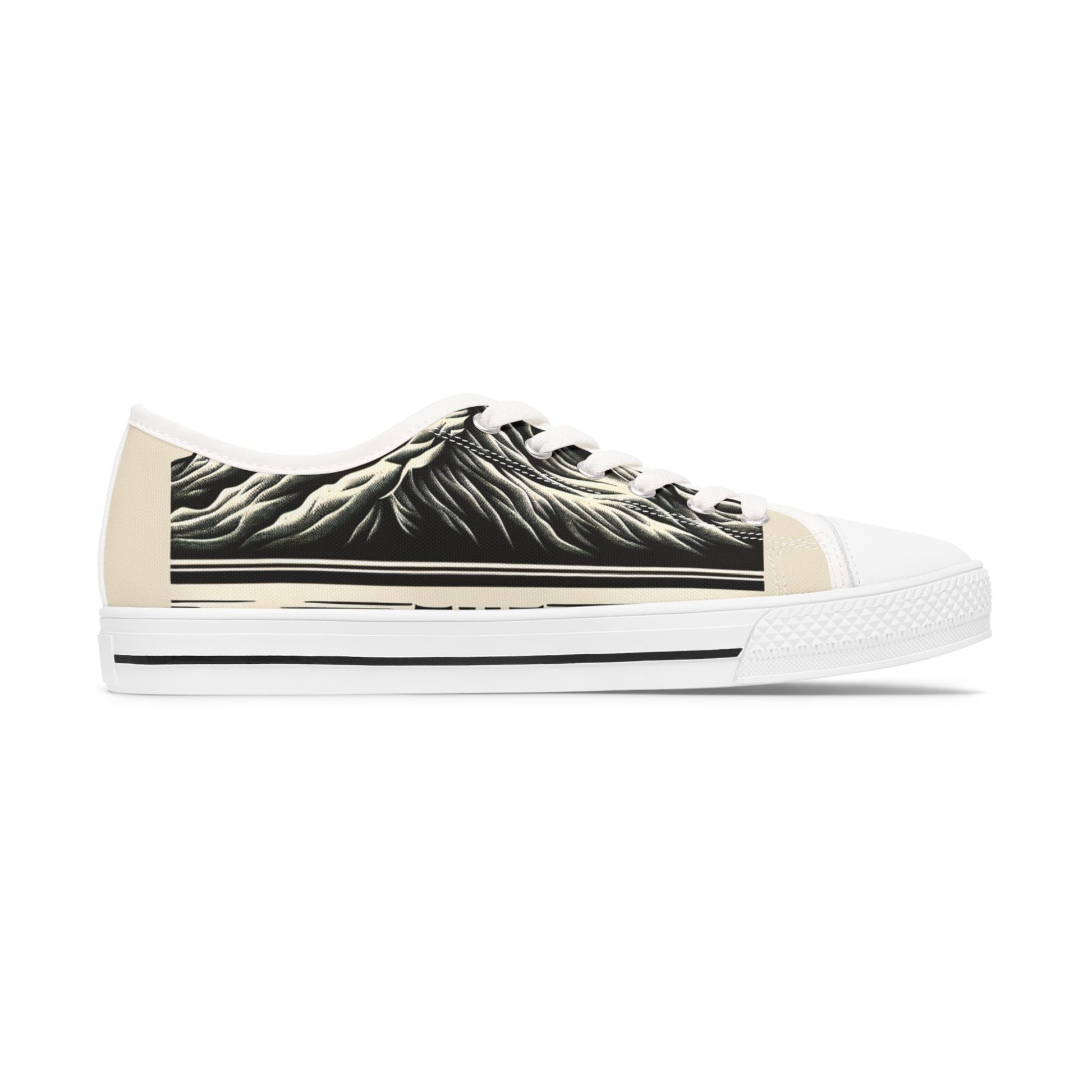 Artistic Low Top Sneakers for Women - Trendy & Comfortable Footwear