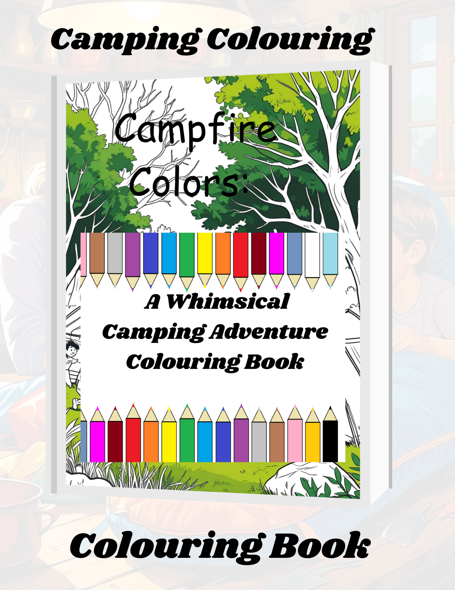 Camping Colouring Book