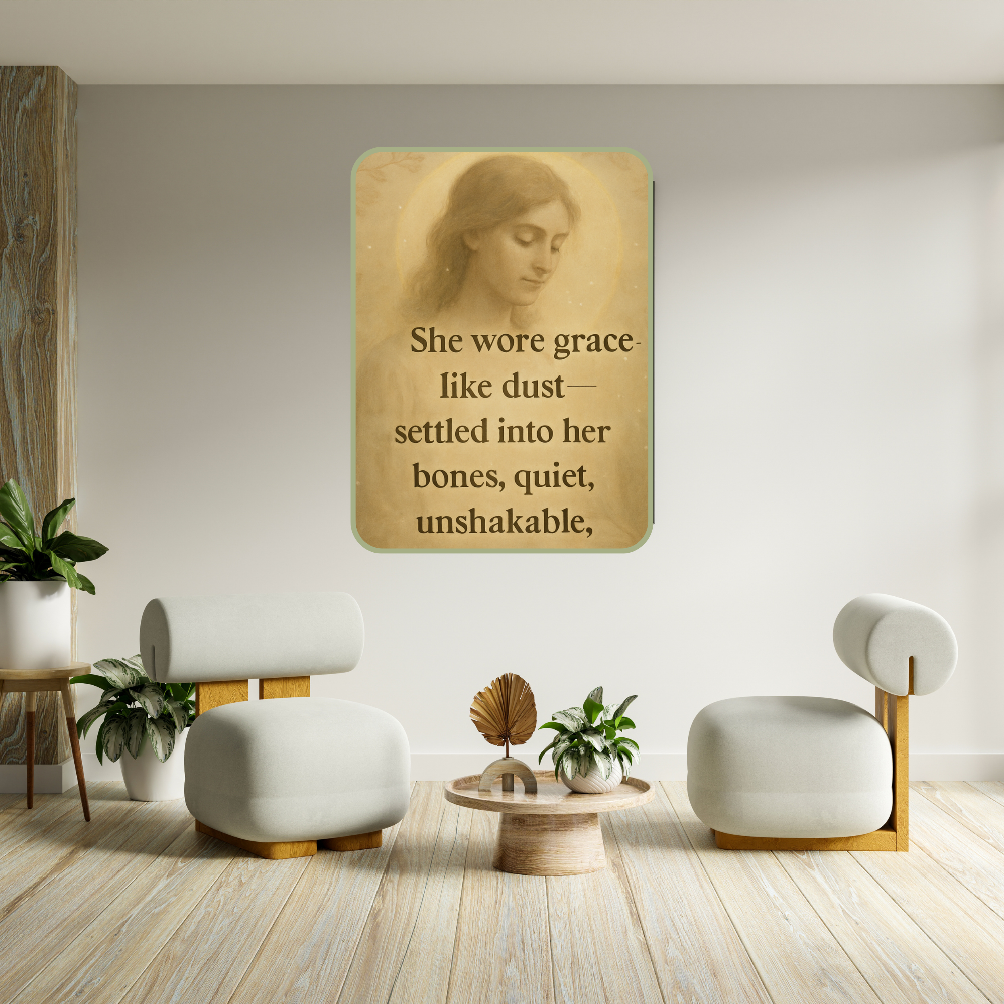 Becomig through the breaking-wall art