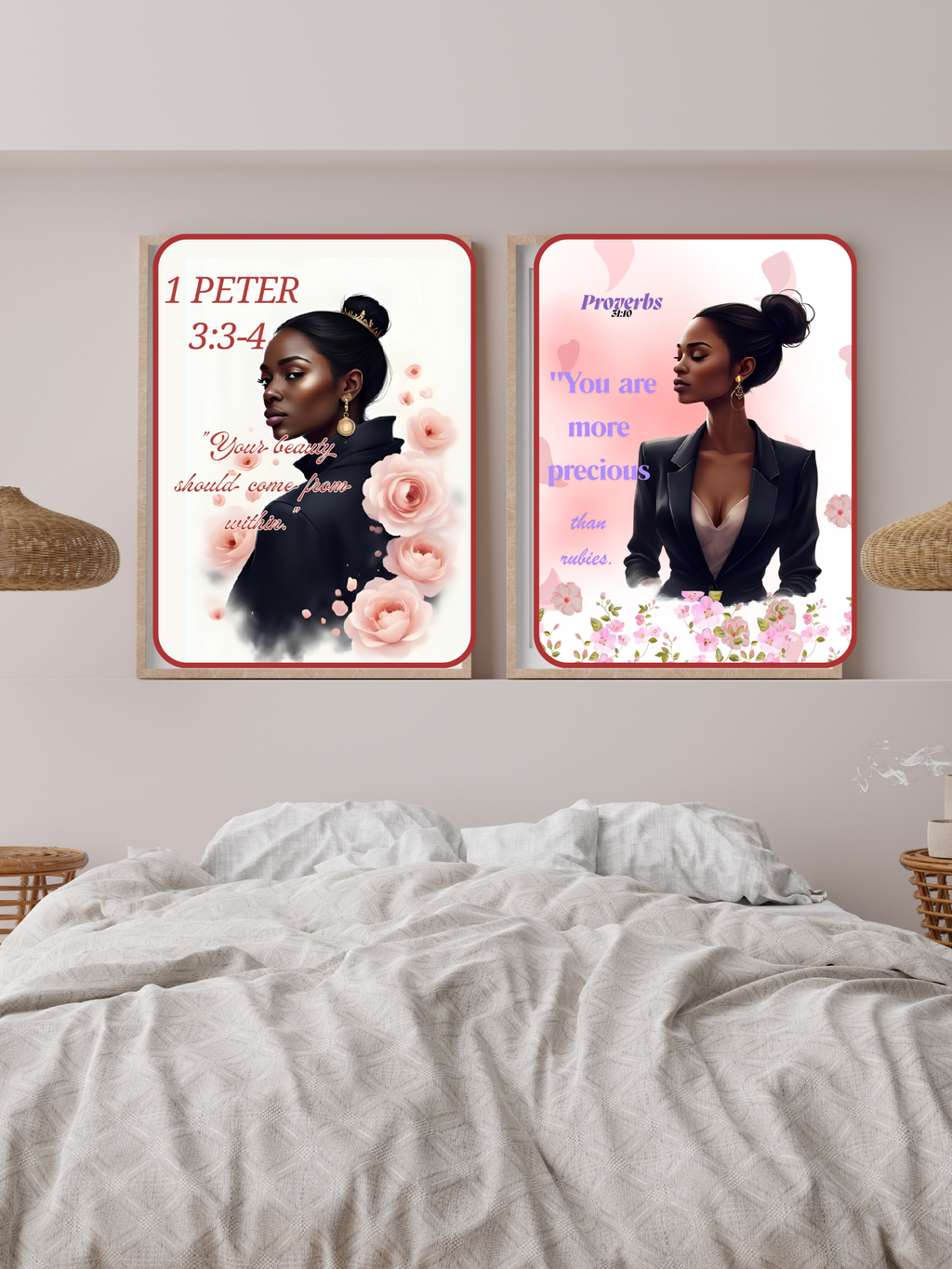 Modern Christian Women's Wall art