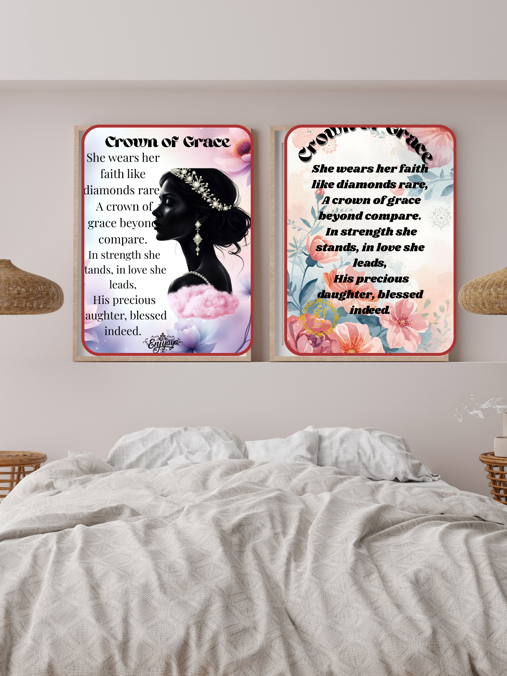 Crown of Grace Wall art-Christian Women