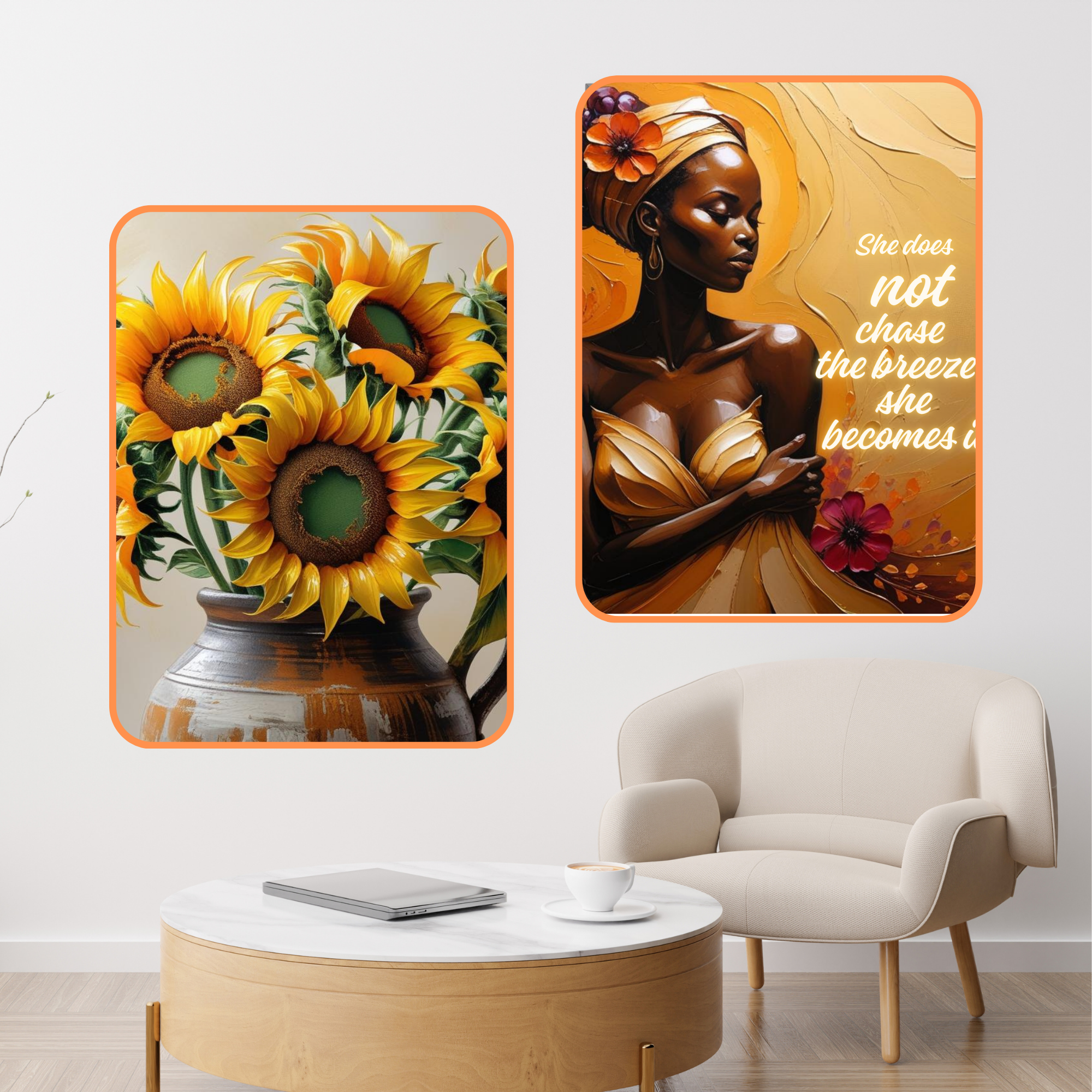 Empowering & Reflective-Wall art