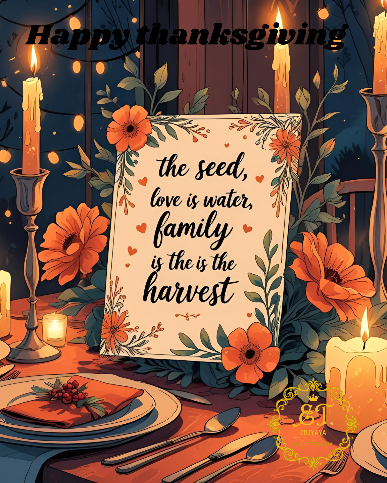 10 Harvest Grace -Thanksgiving Collection 8x10in