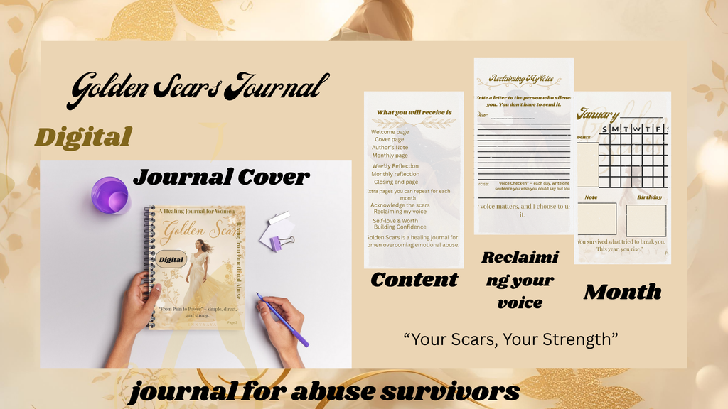 Golden Scars – A Healing Journal for Women