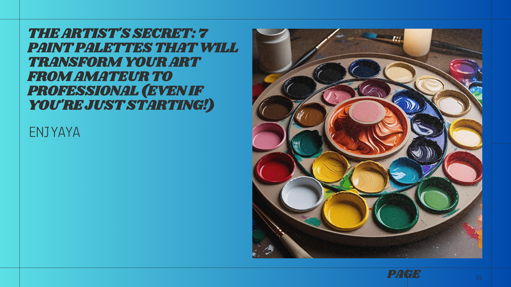 7 Paint Palettes That Will Transform Your Art-Beginners's Guide