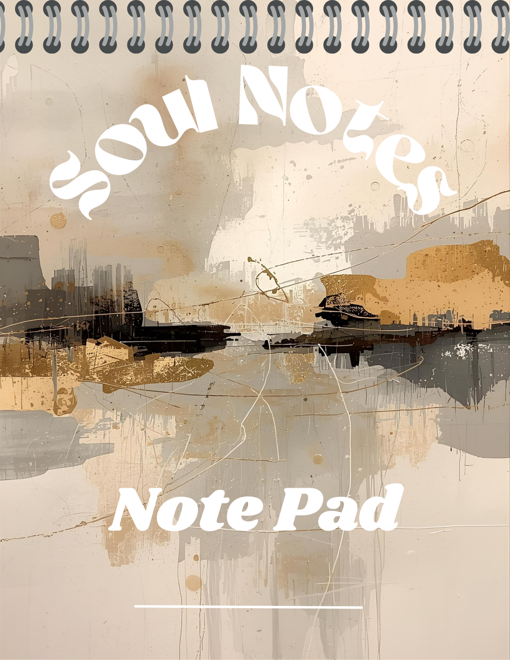 Soul Notes2-Note Pad 140pages 8.5x11in