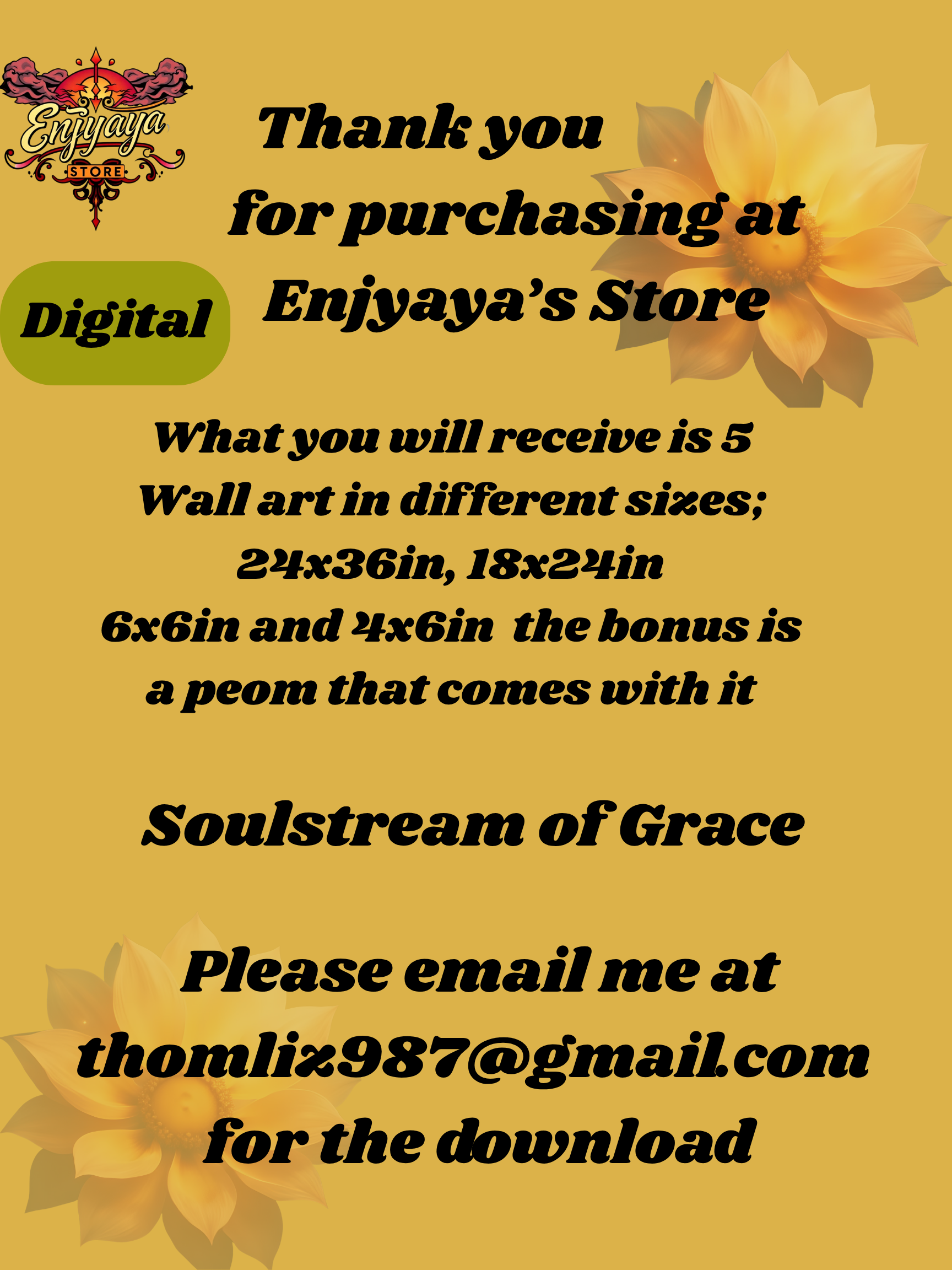 5 Soulstream of Grace Wall art