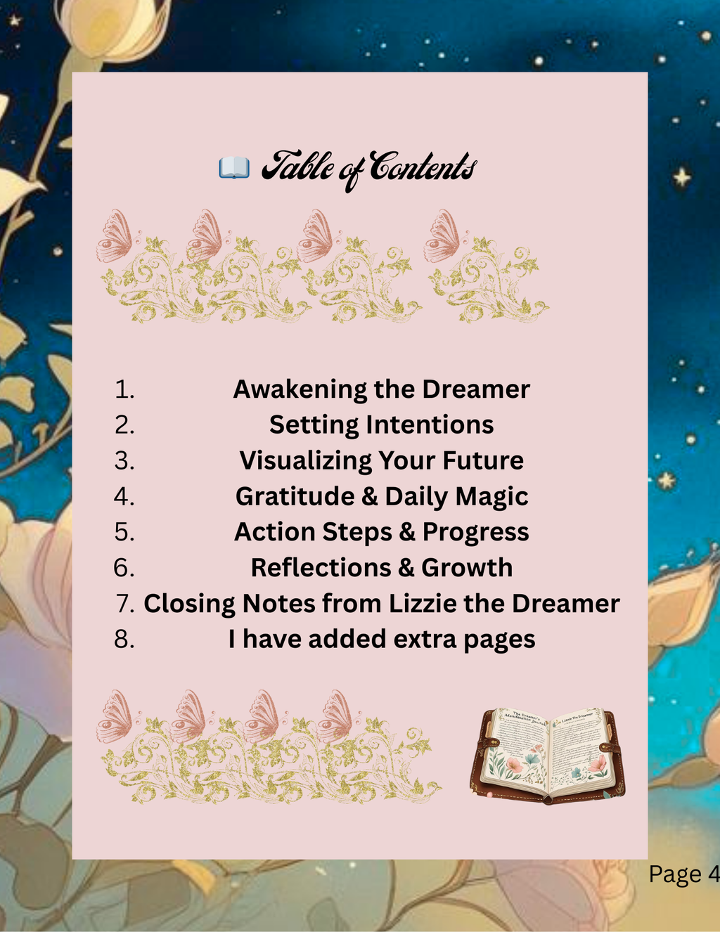 The Dreamer's Manifestaion Journal