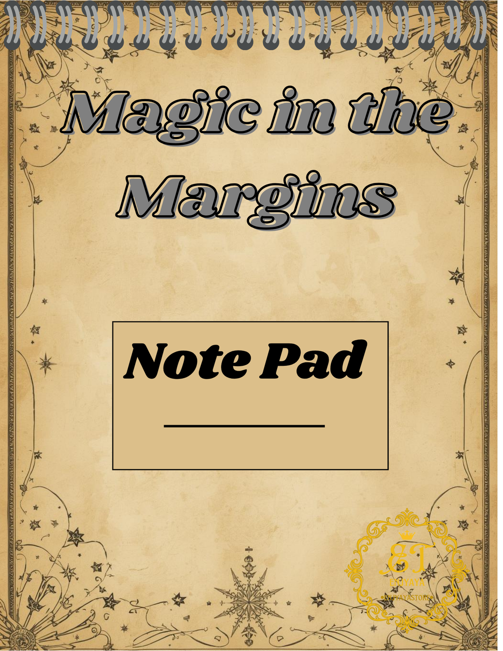 Magic in the Margins Note Pad 8.5x11in 140pages