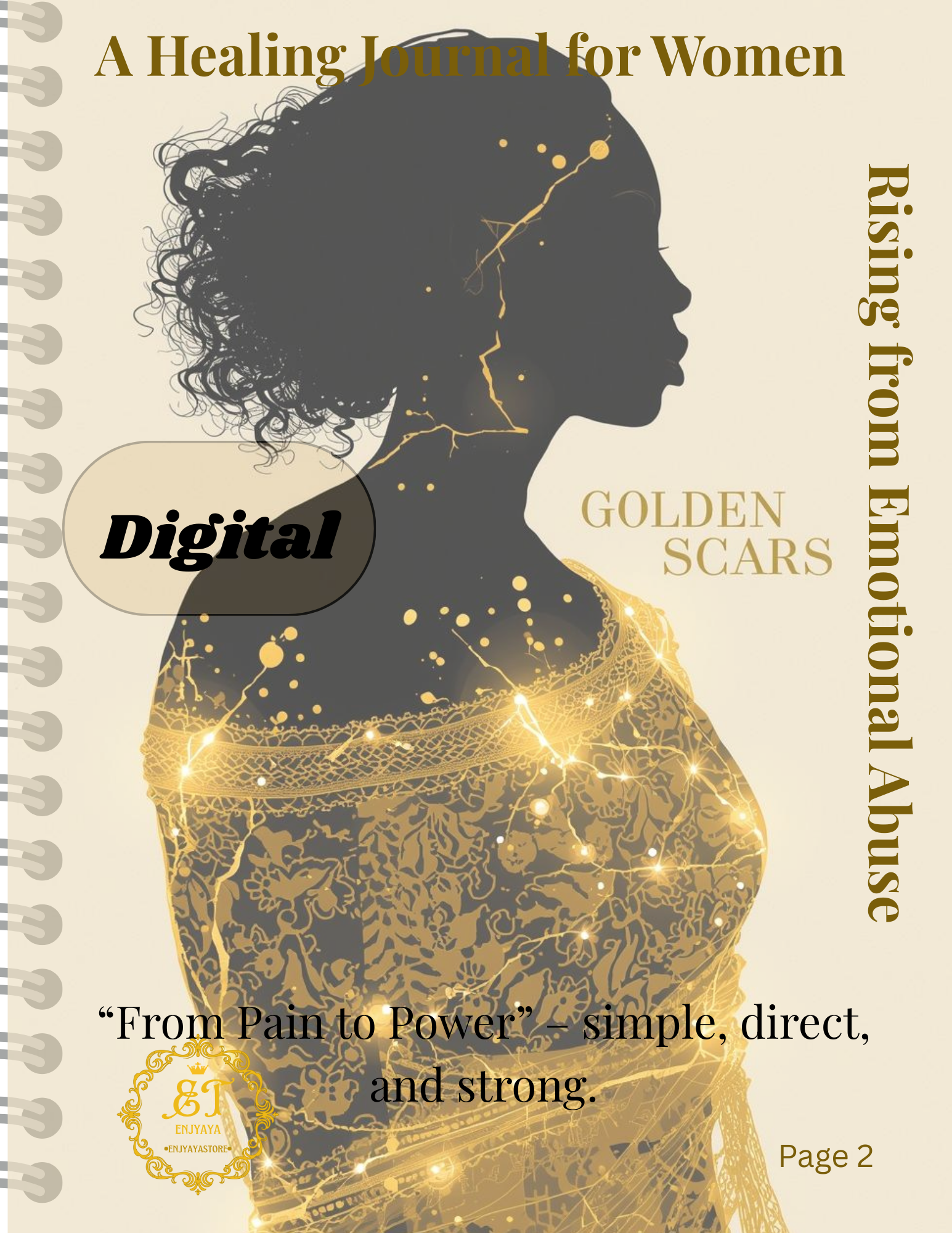 Golden Scars Journal-A Healing Journal