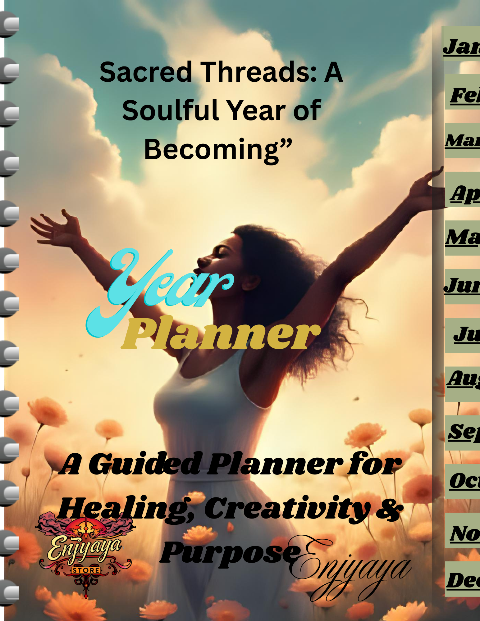 Sacred Threads:A soulful Year of Becoming-Year Planner