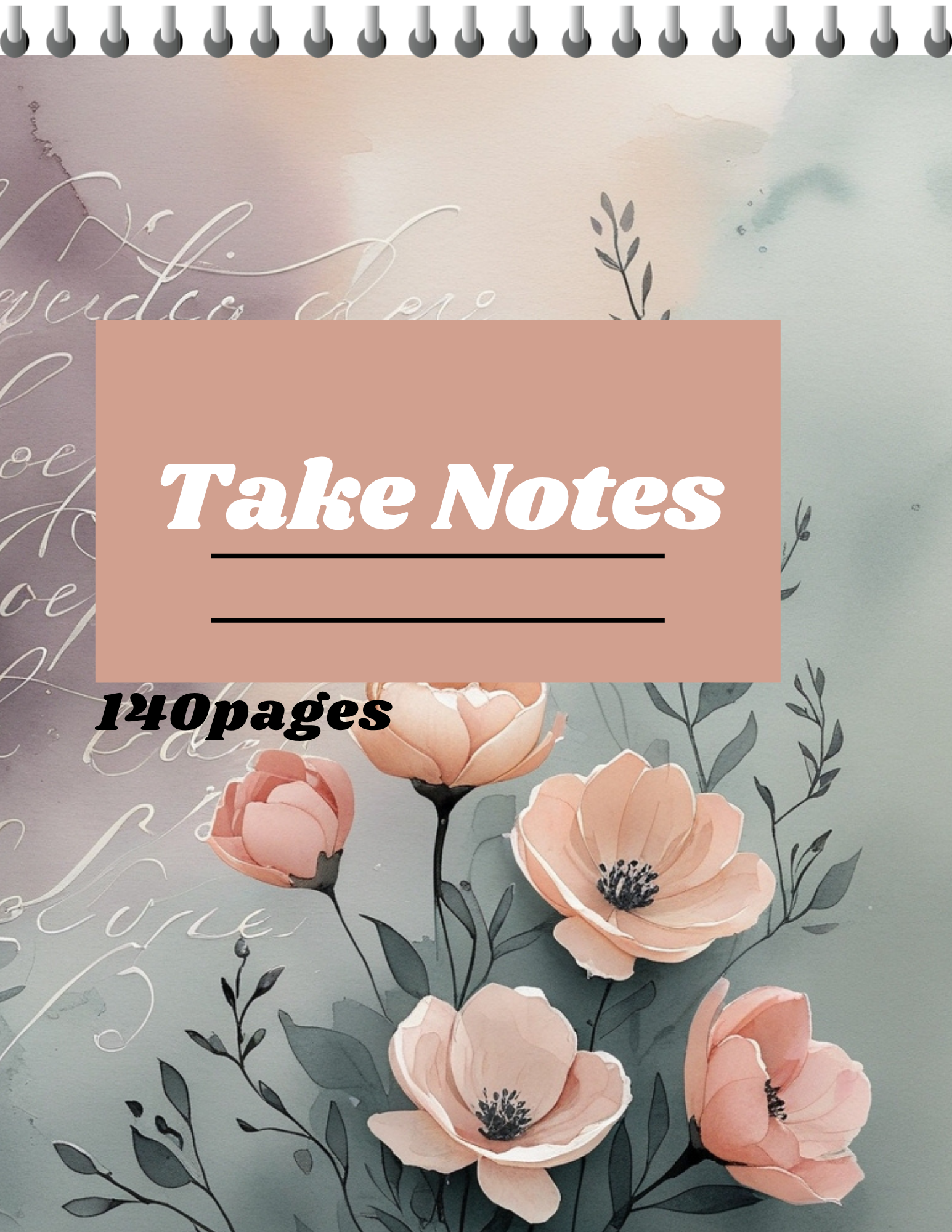140pages NotePad 8.5x11in