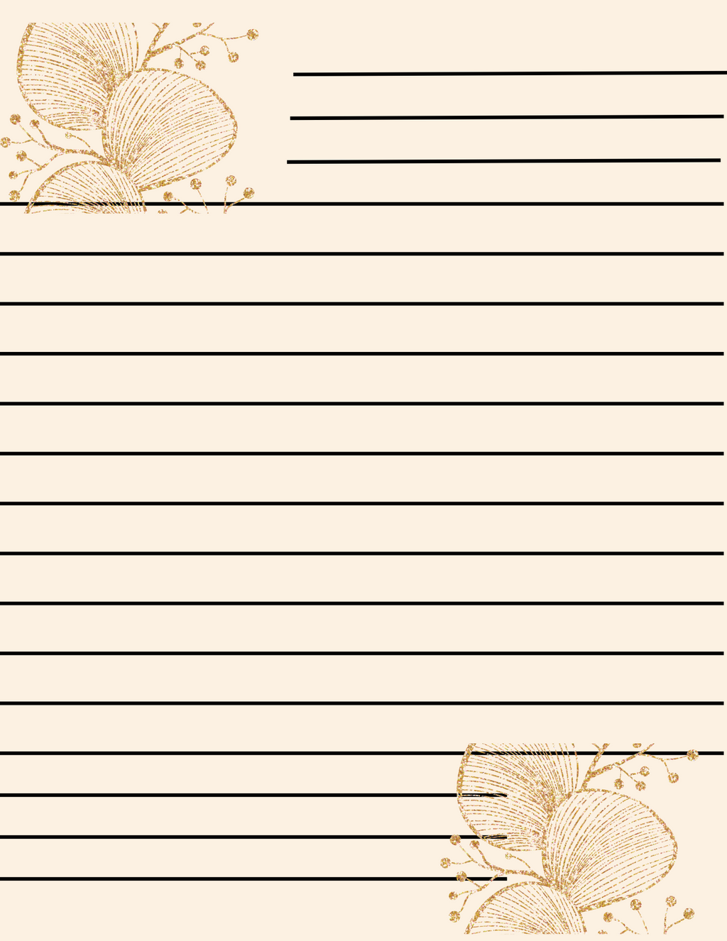 Faithfully Scribbled-Note Pad 120pages 8.5x11in