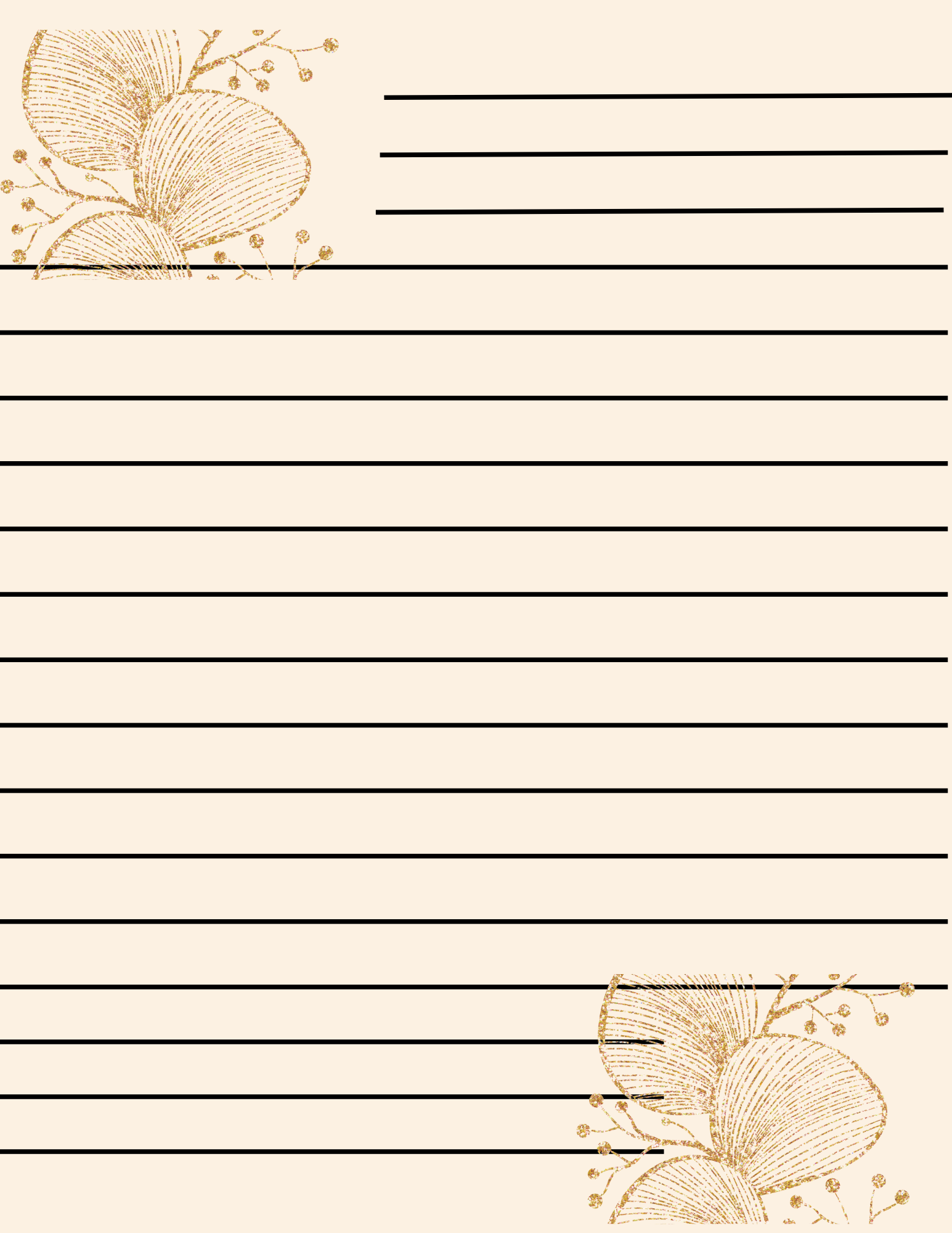 Faithfully Scribbled-Note Pad 120pages 8.5x11in