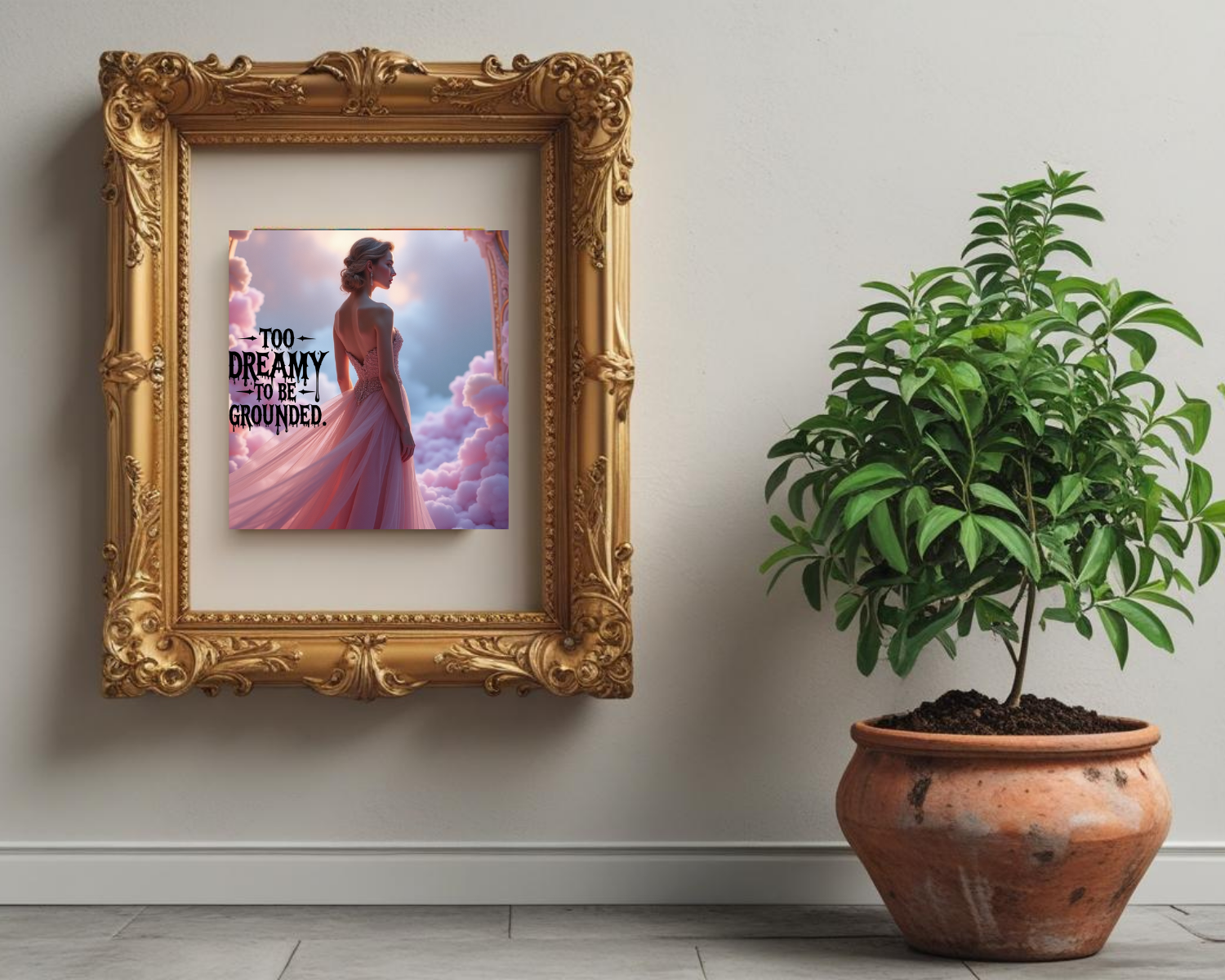 A set of 4  Wall art Too Dreamy